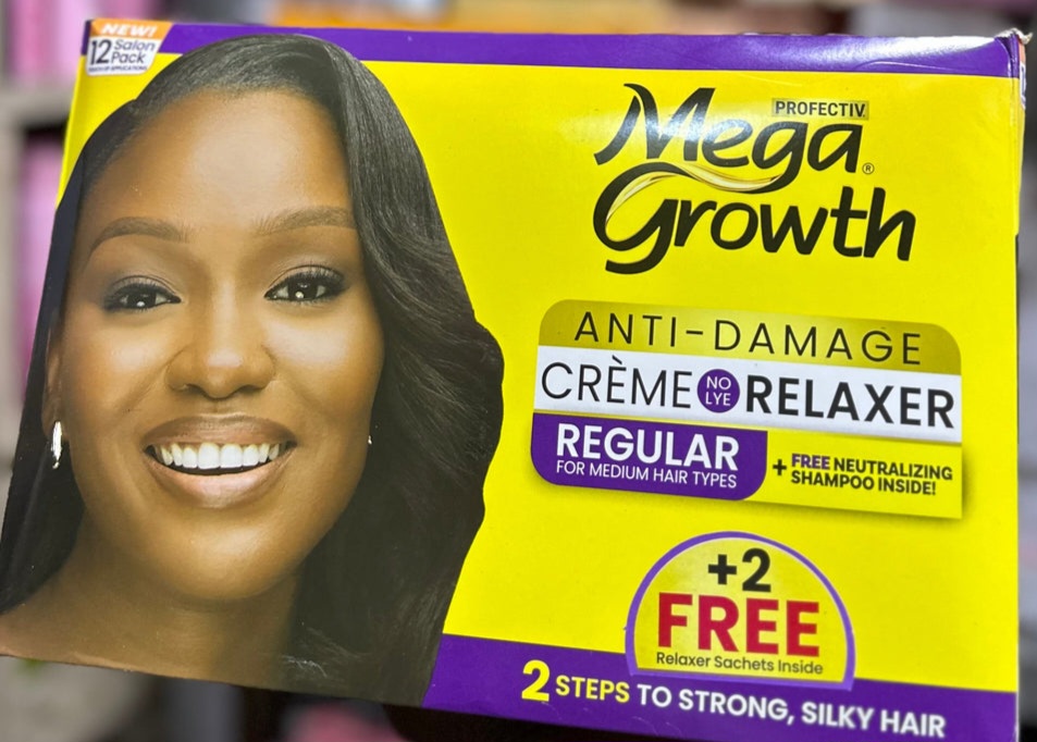 Mega growth hair relaxer