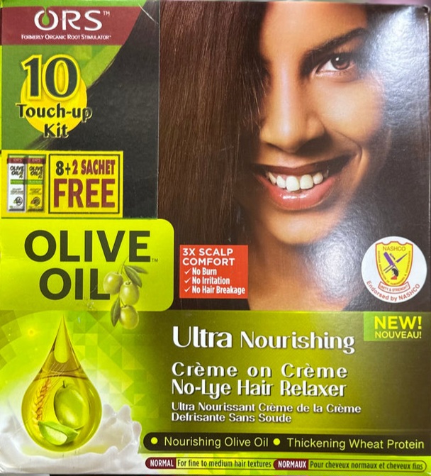 Olive oil hair relaxer