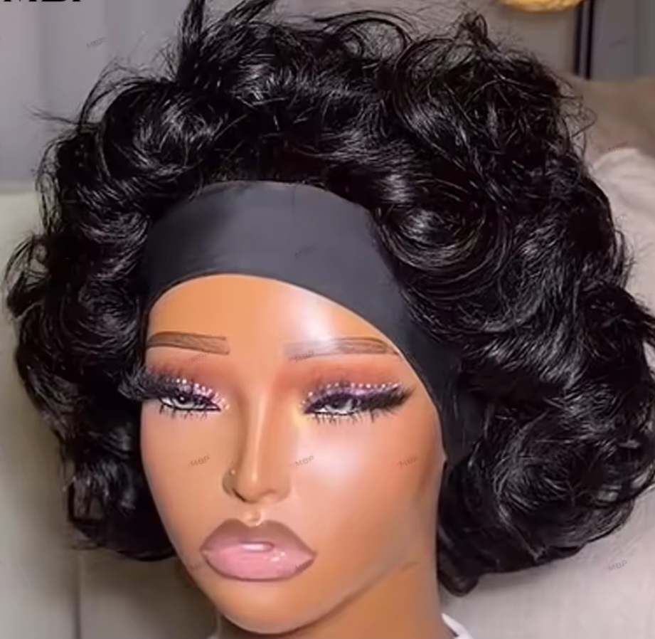 Band wig bouncy hair 