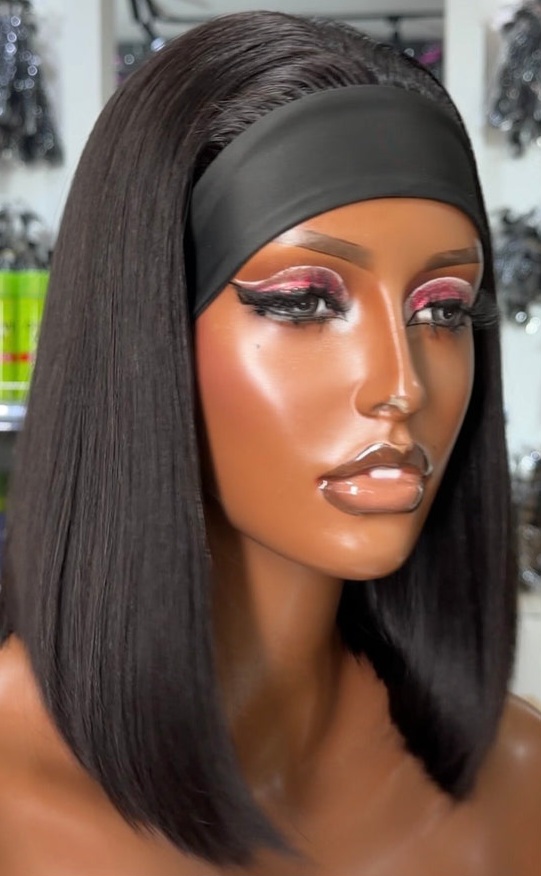 Super Double Drawn Bob Band Wig